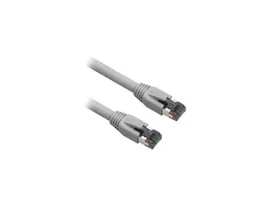 Nippon Labs Cat8 RJ45 15FT Ethernet Patch Internet Network LAN Cable, Indoor/Outdoor, 24AWG, Shielded Latest 40Gbps 2000Mhz, Weatherproof S/FTP for Router, PS4, PS5, Xbox, PoE, Switch, Modem (Gray)