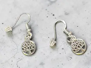 Custom Earrings - Celtic Tree of Life Earrings Stainless Steel or Celtic Knot Earrings