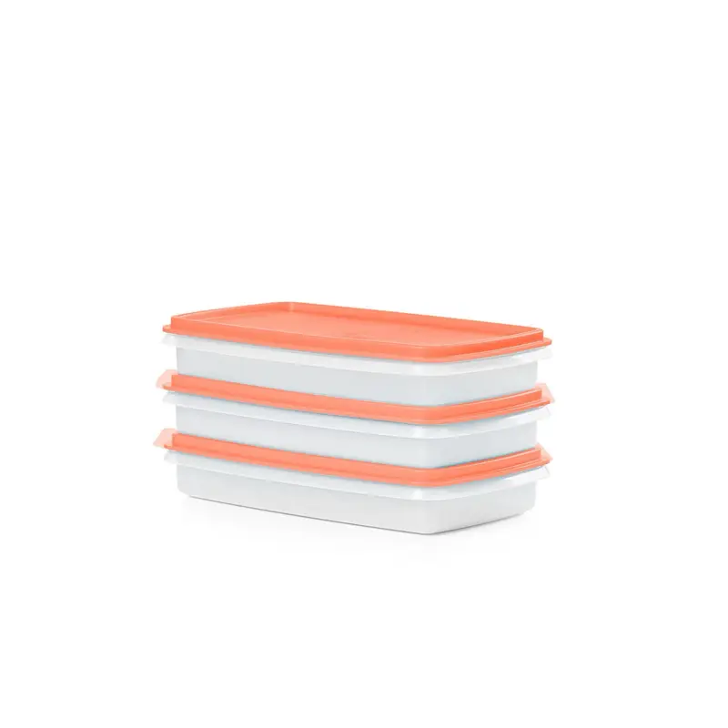 Tupperware Snack-Stor Slim Airtight Food Storage Containers (Set of 3)