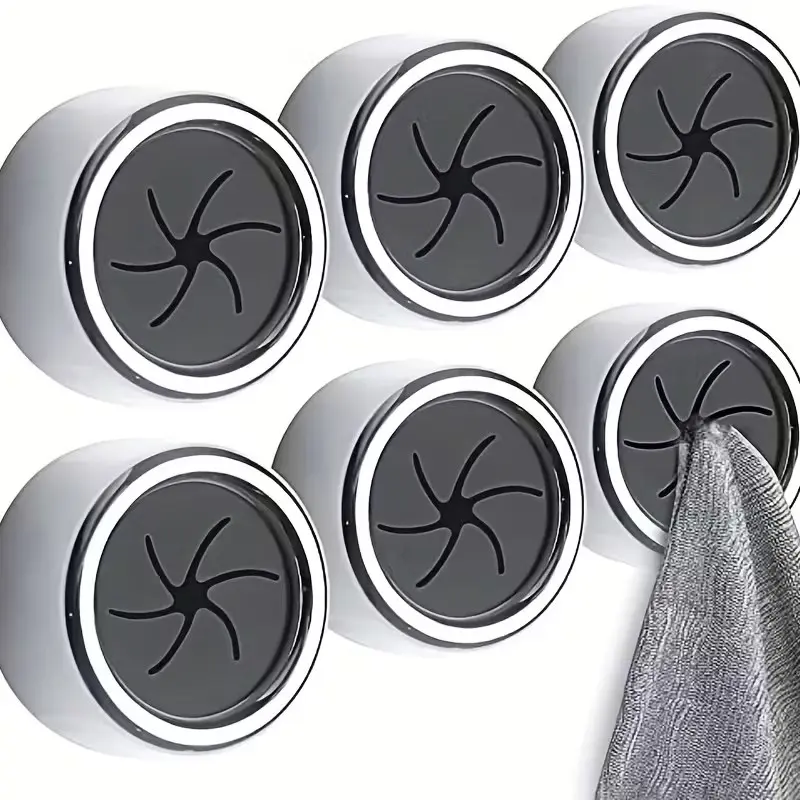 2pcs Spiral Cross-Shaped Towel Hooks, Durable Kitchen Towel Clips, Easy-To-Install Wall Mounts, Perfect for Bathroom & Laundry Room Organization, Storage Hooks, Wall Mounted Hook, Bathroom Hooks For Towels