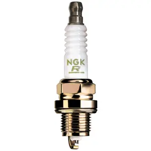 NGK LKAR7C-9 Standard Resistor Spark Plug - Copper Core, Corrugated Ribs, Solid Terminal Type, 12 mm Thread Size
