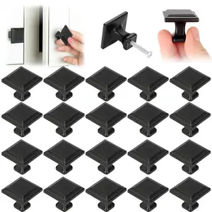 Matte Black Cabinet Knobs Hardware Bedroom Kitchen Drawer Cupboard Handle Pulls