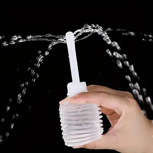 180Ml/6Oz Push Dispenser Leak Proof Cleaning Bottle, Leak Proof Containers, Travel Friendly Design, Hygienic, Suitable for Both Men And Women, Transparent Visible Material