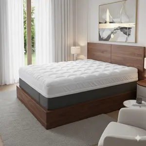 4 Inch Mattress Topper Queen – Extra Thick Cooling Bed Topper for Back Pain & Pressure Relief