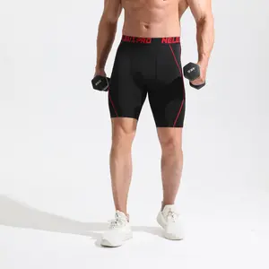 NELEUS Men’s 3 Pack Mid-Thigh Compression Shorts, Training Underwear with Contrast Stitching summerwins