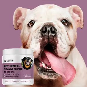 Dog Toothpaste, a dog tooth cleaning product that controls plaque and tartar, freshens breath, and contains probiotics. Suitable for small, medium, and large dogs, this product is great for bad breath