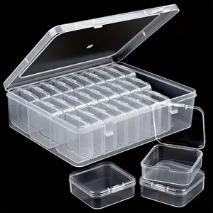 Plastic Storage Box with 30 Small Containers, Jewelry Organizer, Bead Storage Box, Durable Plastic Material, DIY Craft Supplies