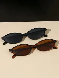 Vintage Small Frame Sunglasses, Trendy Casual Sunglasses for Women, Trendy Beach Eyewear, Fashion Accessories for Everyday Use and Outdoor Activities