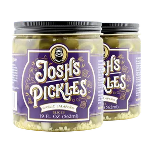 2 Pack - Jalapeño Slices w/ Garlic (Pickled Jalapenos)