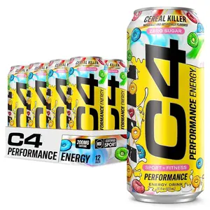 C4 Energy® Cereal Killer – Zero Sugar Performance Energy Drink (200mg Caffeine)