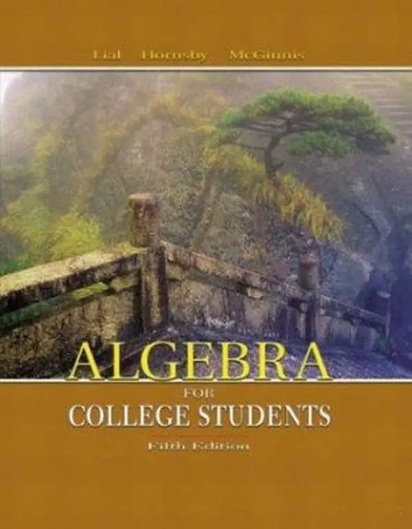 USED-Algebra for College Students (5th Edition) (MathXL Tutorials on CD Series) by Margaret L. Lial (Hardcover)