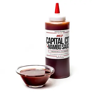 Capital City Mild Mambo Sauce 12oz - DC Style All-Purpose Sauce, Perfect Condiment for Wings, Chicken, Pork, Beef, Seafood, Burgers, Rice or Noodles