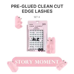 SOO ADOR Edge Lashes - Story Moment (Lash Tweezer included)
