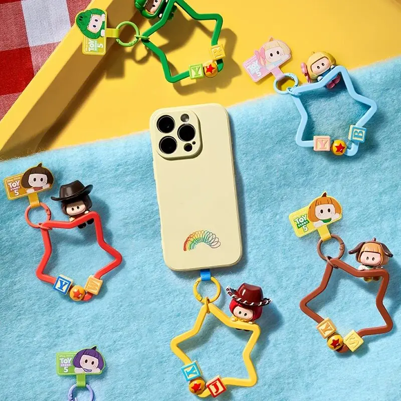 MINISO YOYO × Toy Story 5 Phone Charm Blind Box, Cute Phone Strap Pendant, Collectible Mobile Phone Accessory, Bag Charm Gift for Toy Story Fans