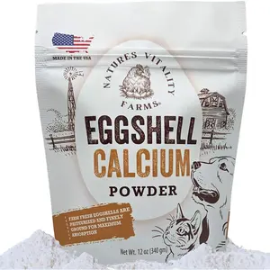 12 oz Pure U.S.A. Eggshell Powder Finely Ground Calcium Supplement for Dogs and Cats