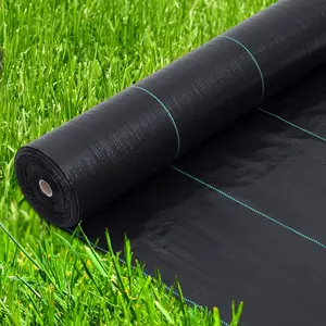 GARVEE 6ft X 300ft Weed Barrier Landscape Fabric Heavy Duty, Premium 2.4 oz Ground Cover Weed Block Gardening Mat, Easy Setup & Superior Weed Control, for Erosion Control, Weed Barrier