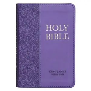 KJV Bible Mini Pocket Purple -- , Leather / Fine Binding
