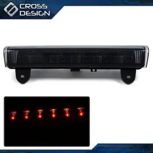 CROSSDESIGN LED 3rd Thrid Brake Light  Smoked Lens Fit For 00-06 Chevy Suburban Tahoe GMC