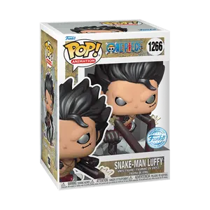 Funko POP Animation: One Piece - Snake Man Luffy (Metallic) w/ vRare Pop Protector Included