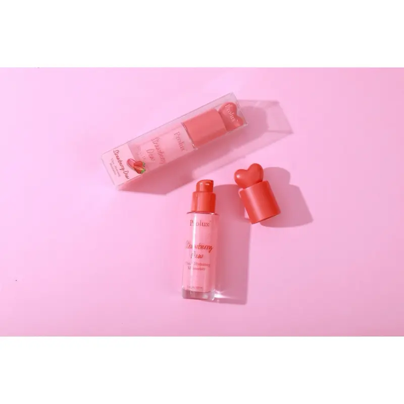 Strawberry Scent Ultra-Hydrating Hyaluronic Acid Moisturizer - Lightweight Liquid Skincare for Dry Skin, Boosts Moisture, Enhances Radiance, 100g