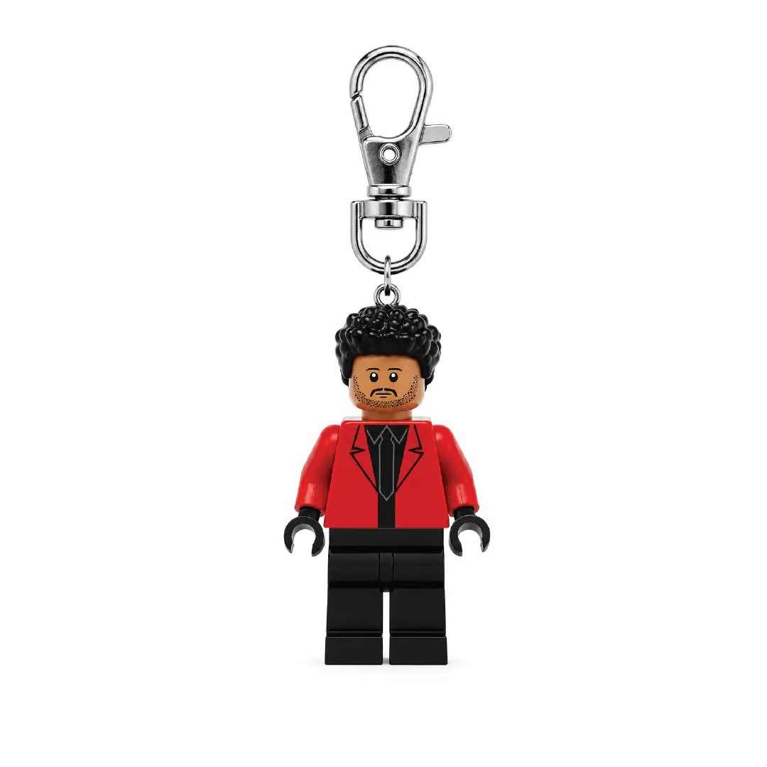 Keychain - Red Jacket Black Pants Figure with Clip-on Hook for Accessories