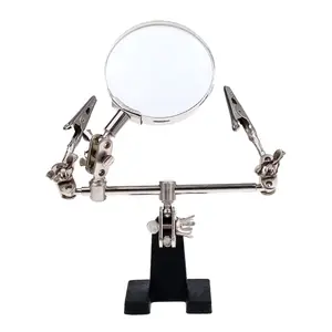 Helping Hands Magnifier Soldering Station 2.5X Magnifying Glass Third Hand