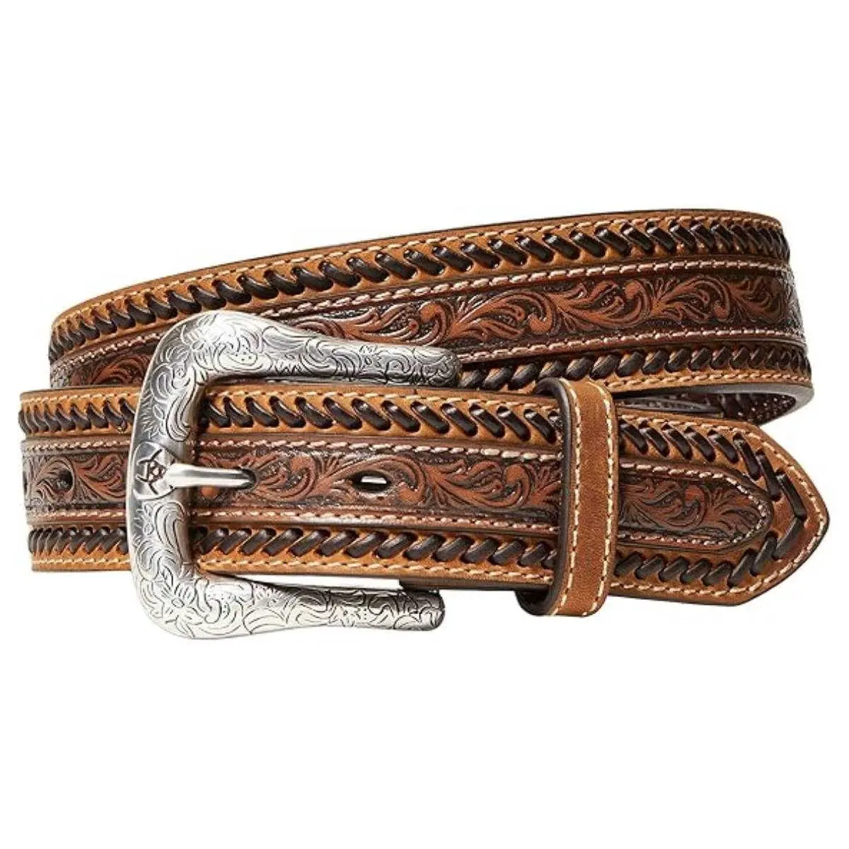 Ariat Men's Buck Stitch Tan Belt