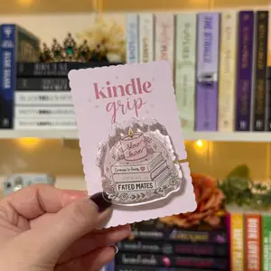 Romance Tropes Kindle Grip, Phone Holder, Kindle Accessories, Bookish Gift, Aesthetic Gift for Her magnetic mount sticky pop socket