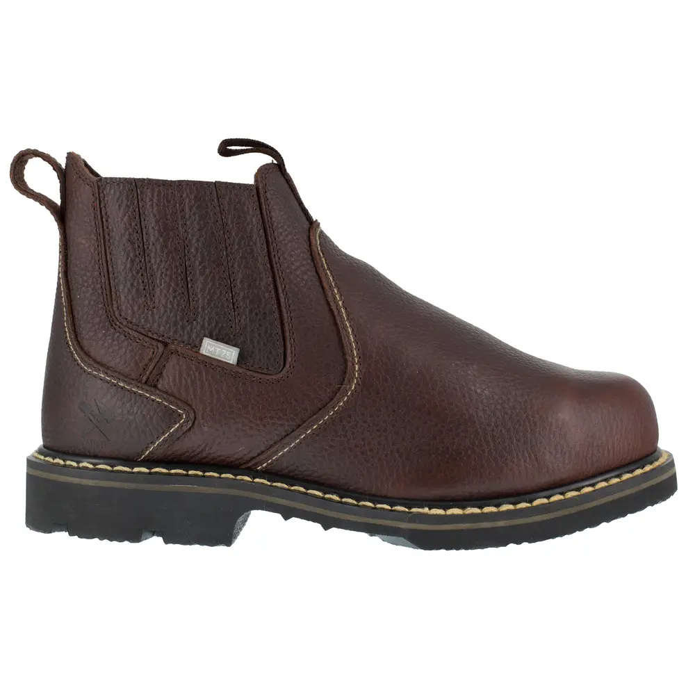 Iron Age Mens Groundbreaker 6 Inch Electrical Hazard Steel Toe  Work Safety Shoes Casual - Brown