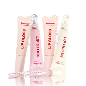Hydrating Lip Gloss Lip Jam Set, Glow Tinted Lip Jelly, High Shine Glass Finish Nude Lip Treatment Liquid Lipstick for Girls and Women 1pcs