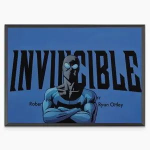 Invincible Poster Wall Art Mark Grayson Comic Superhero Print Decor for Bedroom Office Game Room Setup, Gift Idea for Teens and Fans