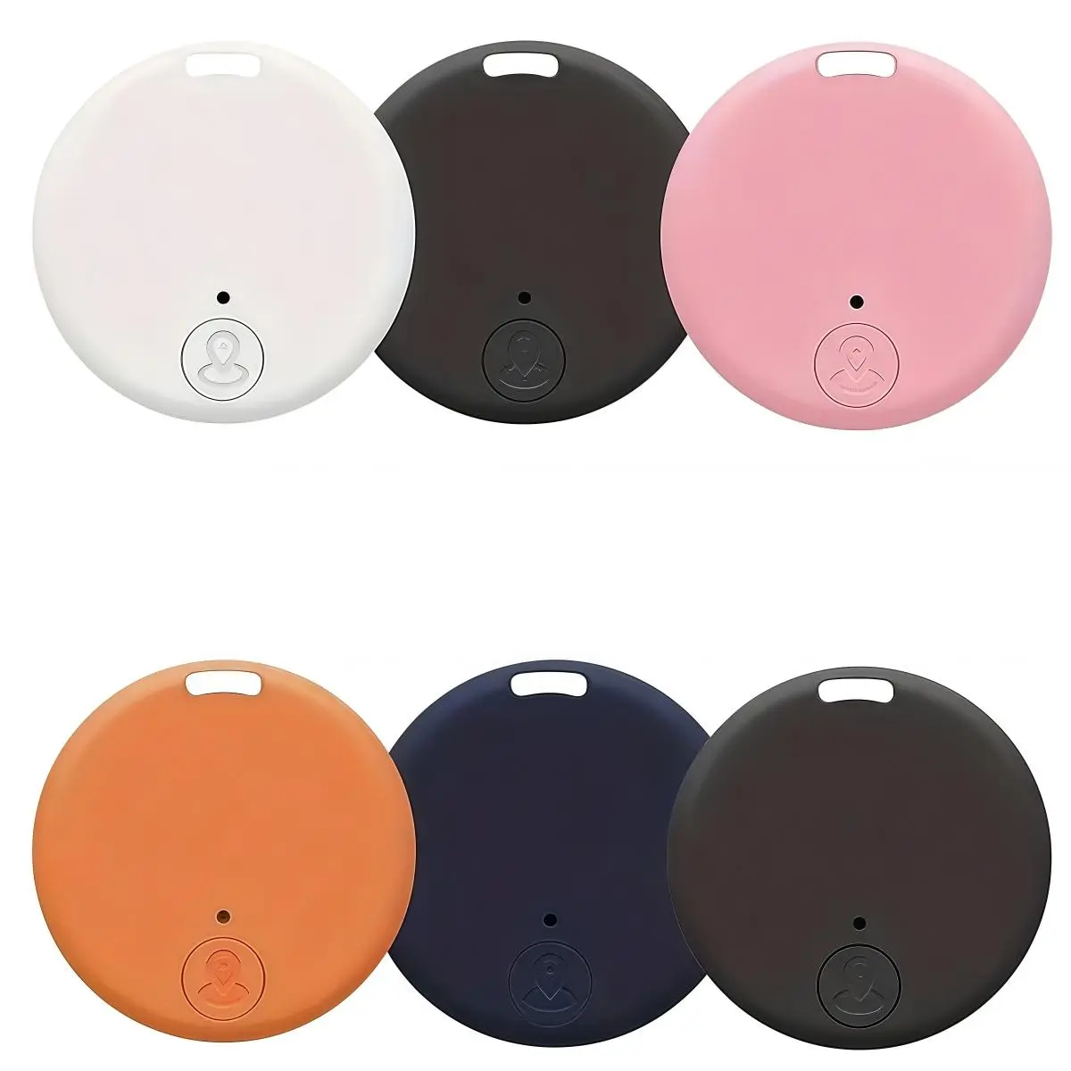 4-Pack Water-Resistant Bluetooth Smart GPS Tracker - Portable Mini Wearable Ultra Small GPS Tracker with Phone Monitor, Remote Control, Remote Selfie Shutter for Keys, Wallets, Gps Trackers, Portable Mini Wearable Gps Trackers