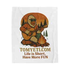 Tom Yeti Official Plush Blanket