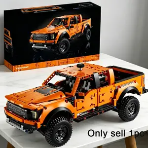Aptor Pickup Truck Building Blocks - High-Difficulty Assembly Model - ABS Eco-Friendly Material - Desktop Decor - Boy's Birthday Gift - Educational Toy - Collectible Creative DIY Assembly Toy for Boys - Building Blocks Kit