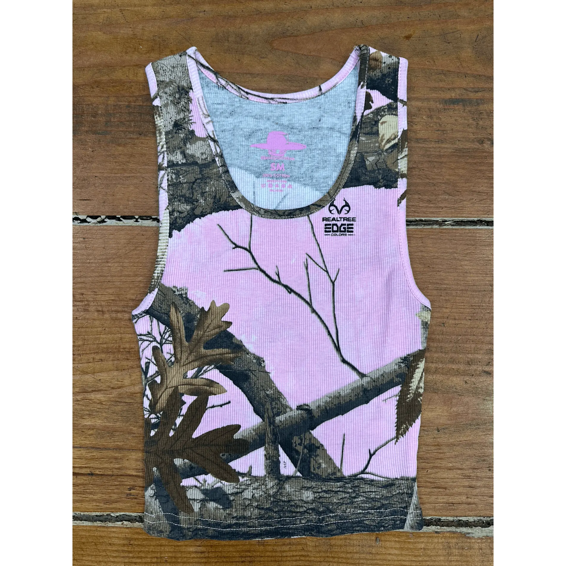 Pink Camo Tank Top