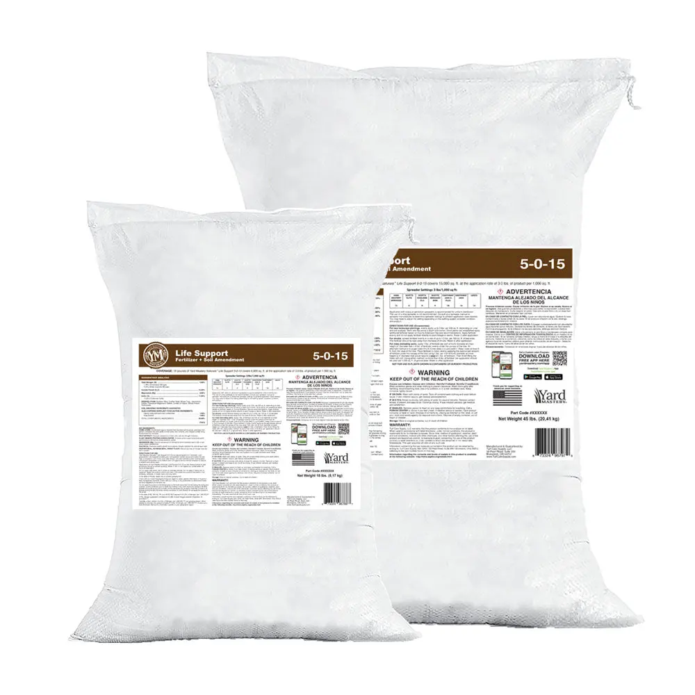 5-0-15 Life Support Granular Lawn Fertilizer – Soil & Turf Recovery