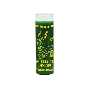 Money Release 7 Day Candle Green (Veladora Suelta El Dinero Verde)