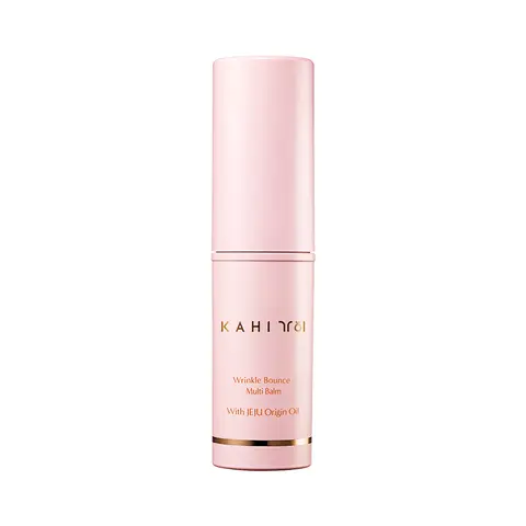 KAHI Korean Multi Balm Stick - PDRN Collagen Wrinkle Compact Moisturizer, Travel Size Almond-Infused, Dewy Hydrating Soothing Nourishing Sensitive Skin Repair for Face & Neck, Makeup Base with Salmon Collagen & Jeju Fermented Oil