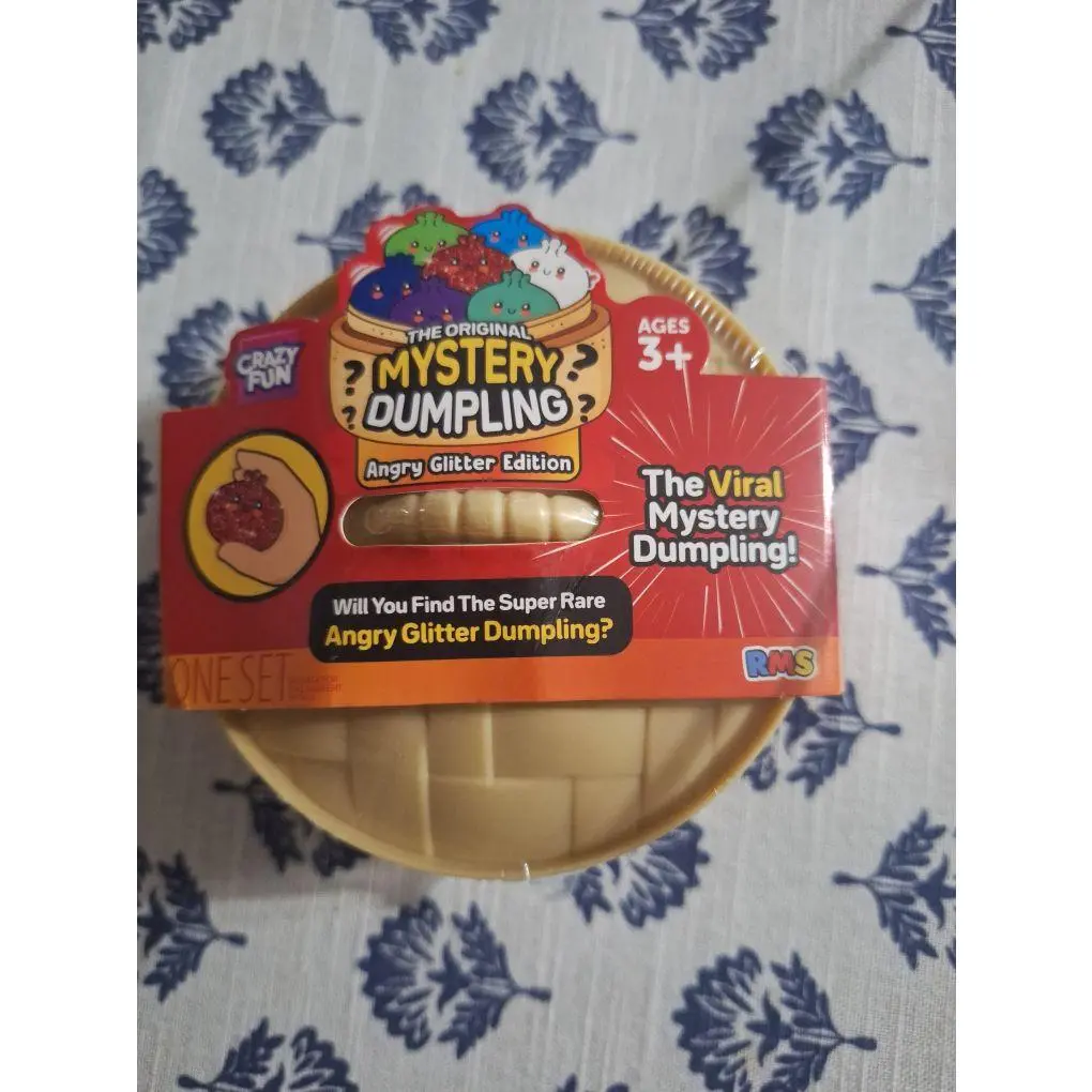 Crazy Fun The Original Mystery Dumpling Angry Glitter Edition for Ages 3+ Find the Super Rare Dumpling