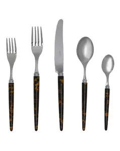 Tang - Flatware Place Setting Tortoise (Set of 5)