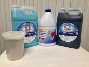 DETERGENT OUTLET, PREMIUM LAUNDRY SOFTENER, DOWNY, FOUR ITEMS