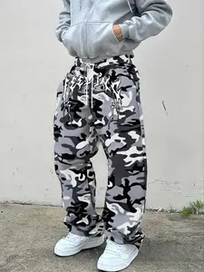 Men's Pants, Street Fashion Casual Loose Trousers for Daily Wear, Men's Bottoms for Summer, Casual Sports Trousers