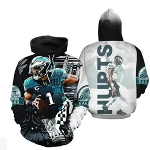 Retro 90s American Football Hoodie | 3D Full-Color Printed Sports Hoodie | Unisex Sports Gift