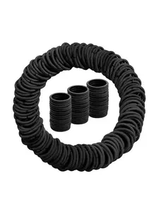 Solid Color Hair Tie, High Stretch Hair Tie, Fashion Hair Accessories for Women & Girls, Minimalist Headwear Suitable for Thick Hair
