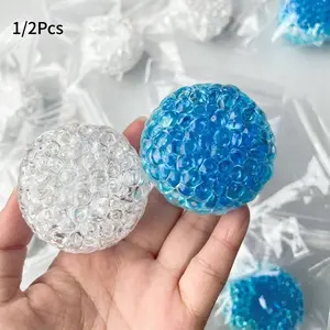 Dopamine Blue- Handmade Stress Relief Ball, Slow Rebound Sensory Experience, Adult Moldable Vacuum Pressure Ball, Noise-Making Sensory Toy