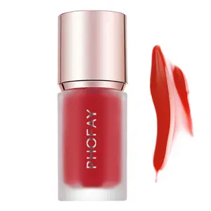 PHOFAY Mousse Liquid Blush Cosmetic Applicator - Matte Formula, Non-Fading, Non-Greasy, Net Weight 4.8 ML, Dipsafe for Blending