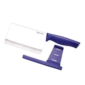 Tupperware Basic Azul Kitchen Hatchet with Blue Handle & Stainless Steel Blade for Versatile Cooking Tasks