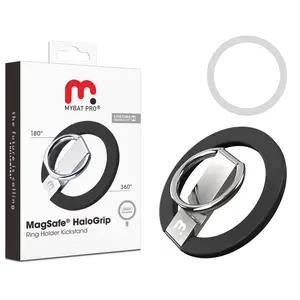 Universal MagSafe HaloGrip Ring Holder Kickstand iPhone 15/14/13 Pro Max Plus Case Attachment