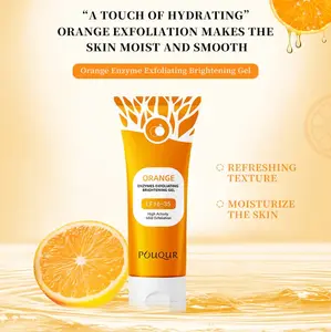 Orange Exfoliation Gel - Multi-Purpose Formula, Refines Skin Texture, Reduces Roughness, a Practical Addition to Your Daily Skincare Kit.