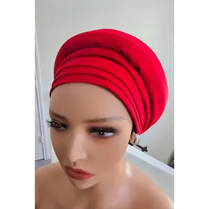 Rich Aunty Taffetta Gele Cap Turban